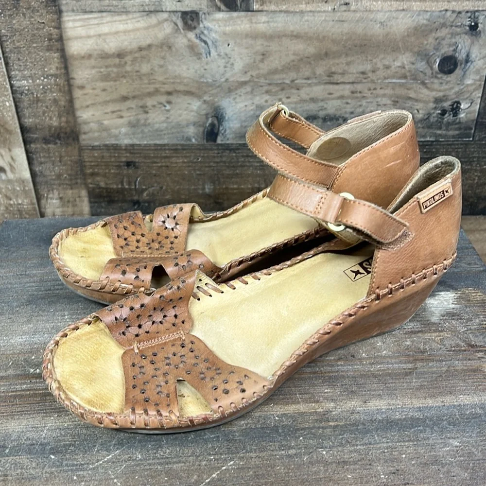 Pikolinos Margarita wedge‎ sandals Women's Size 40